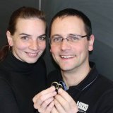 Tanja F. & Carsten N. aus Marl schmieden Ihre Trauringe selber